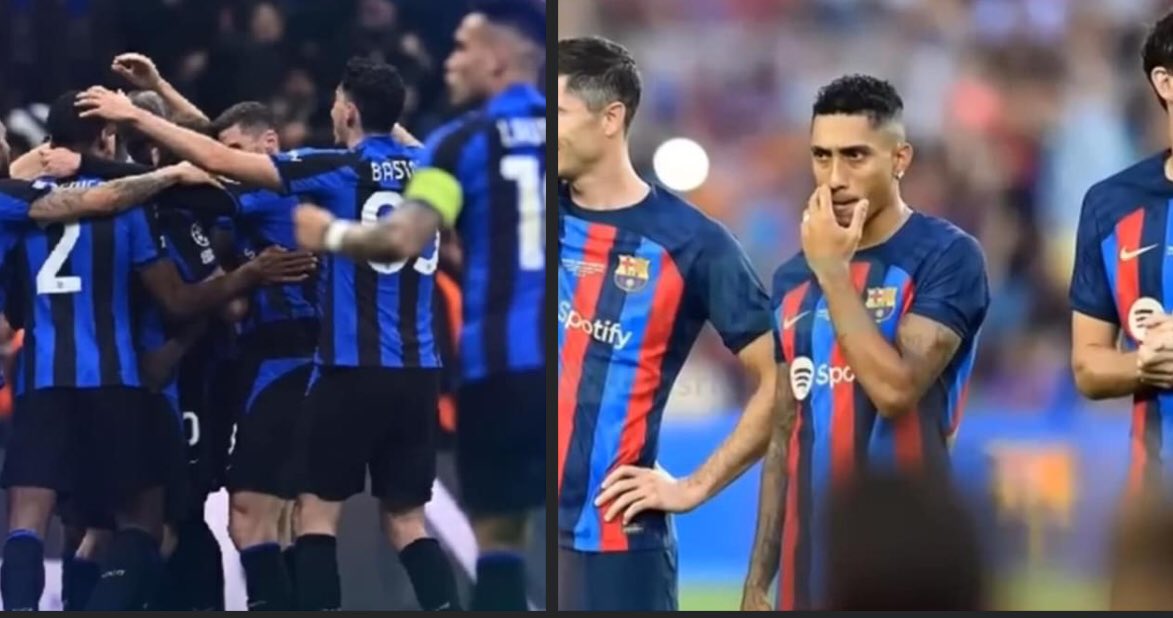 SteveAdamsSt's tweet image. في حال فوز الانتر بـ دوري ابطال اوروبا … سيتم سحب اللقب منه واعطاه لـ برشلونة لان الانتر فريق عادي و برشلونة لديها تعاقدات قويه  … وبهذه ستكون اعظم نهاية لاعظم فريق في التأريخ .. خخخ 💔😂