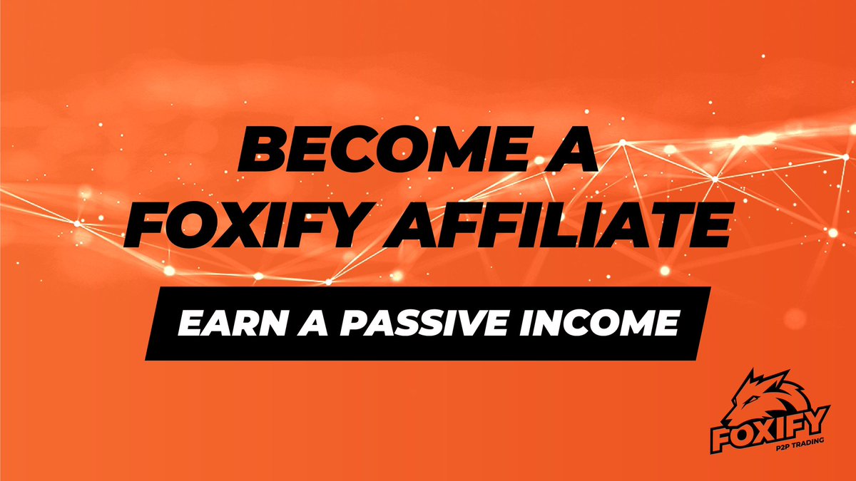 🦊The Foxify Affiliate Program offers up to 30% of fees earned by your team - super generous!🦊

 Did you know we also offer a bounty ‘reward’ if you successfully refer an affiliate? Earn up to $250! Anyone you can connect us to? Let us know! #trading #affiliate #defi