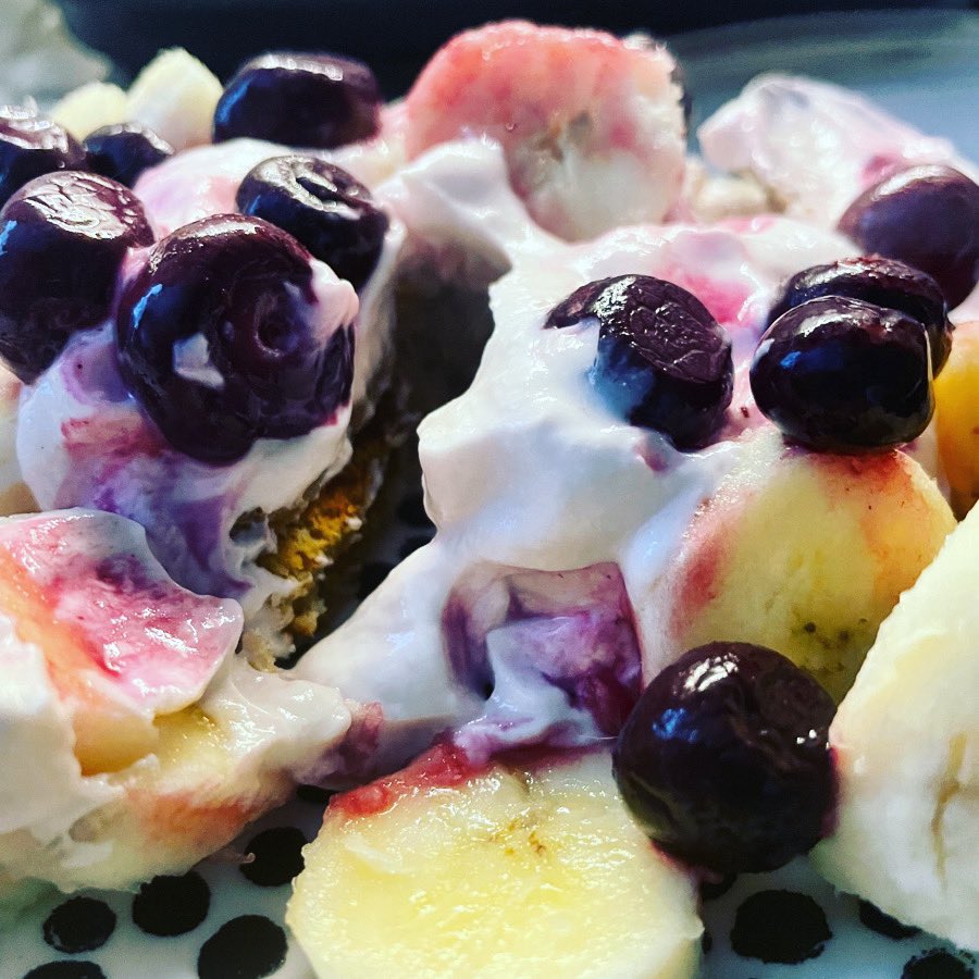 Frecklehead82's tweet image. When you’ve got #insomniaproblems you need a treat in the morning 🤤 #proteinpancakes #startthedaywithasmile😊 #breakfastofchampions