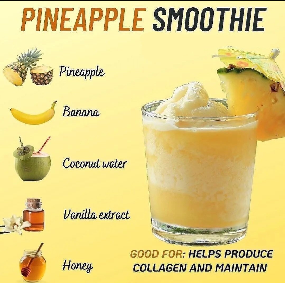 pineapple smoothie.