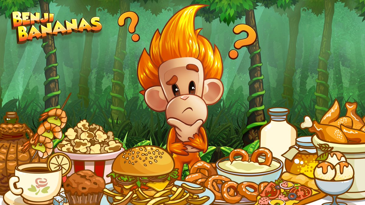 BenjiBananas's tweet photo. If Benji had a favorite food (not 🍌) what would it be?   

Like &amp; comment your answer for your chance to win discord nitro!

#BenjiStorytime https://t.co/ZiKkWkpAmw
