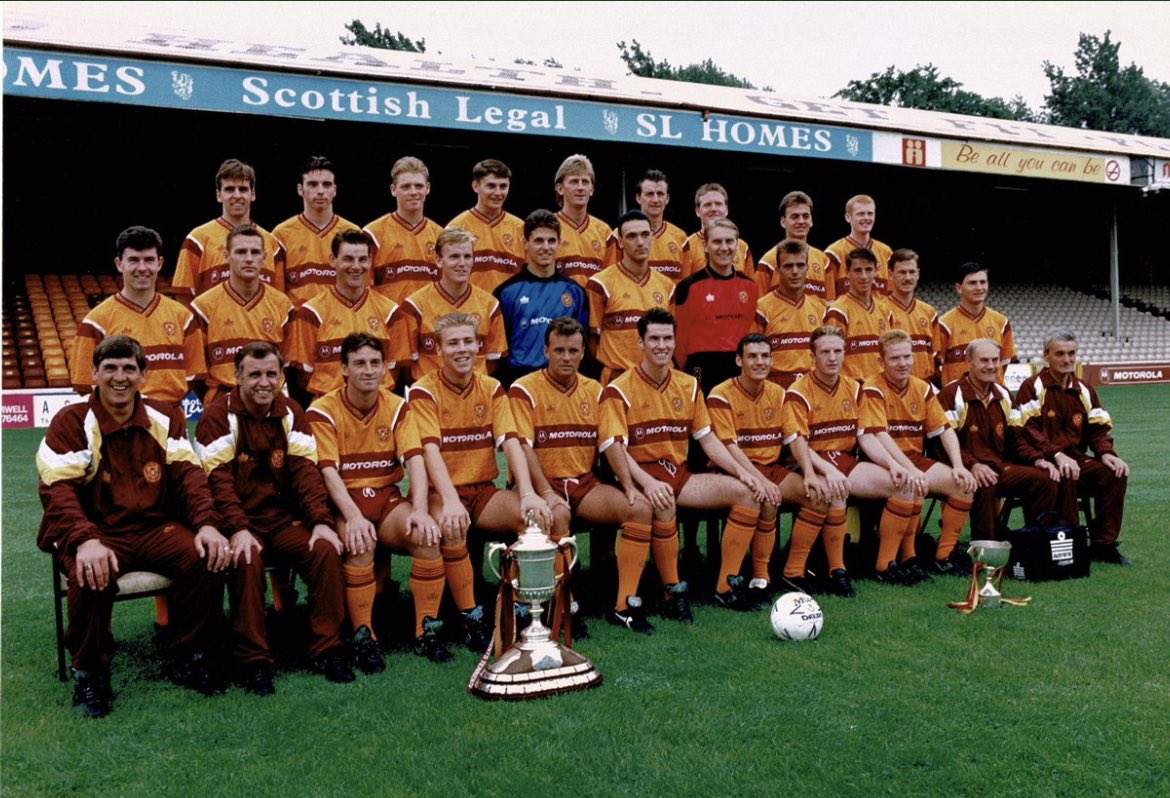 SteelmenHistory's tweet photo. 32 years ago today😱on 18 May 1991 Motherwell FC won the 1990-91 Scottish Cup.
Thanks to the 18 players & 6 staff for a wonderful memory. https://t.co/9KmmEam8AB