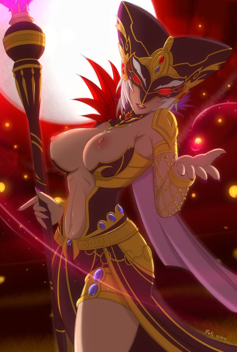 "Oh, does it? I was hoping we could enjoy some..."

Her chest plate POPPED open~

"A l o n e  t i m e~"
