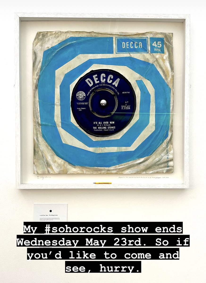 SuperSizeArt's tweet photo. Last week of my #SohoRocks show at #WilliamBlakeHouse 8 Marshall Street.
The show starts in 1955 with Little Richard and ends in 1984 with Prince. And yes they both played in Soho. https://t.co/V8TvAO9OIB