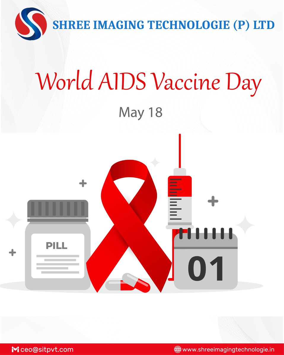 Celebrate AIDS Vaccine Day with us! Join the fight for an AIDS-free world. Together, we can make a difference. #AIDSVaccineDay #EndHIVAIDS #shreeimagingtechnologie