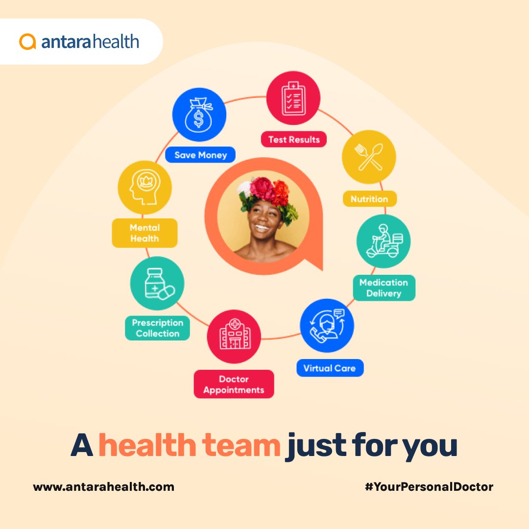 AntaraHealth's tweet photo. Antara members have a team of doctors, nurses, nutritionists, paediatricians and counselors who will always put you first and centre. Learn more about Antara’s #HealthNavigation services here: https://t.co/sduW1x1Uvq https://t.co/bgc1Yd02CS