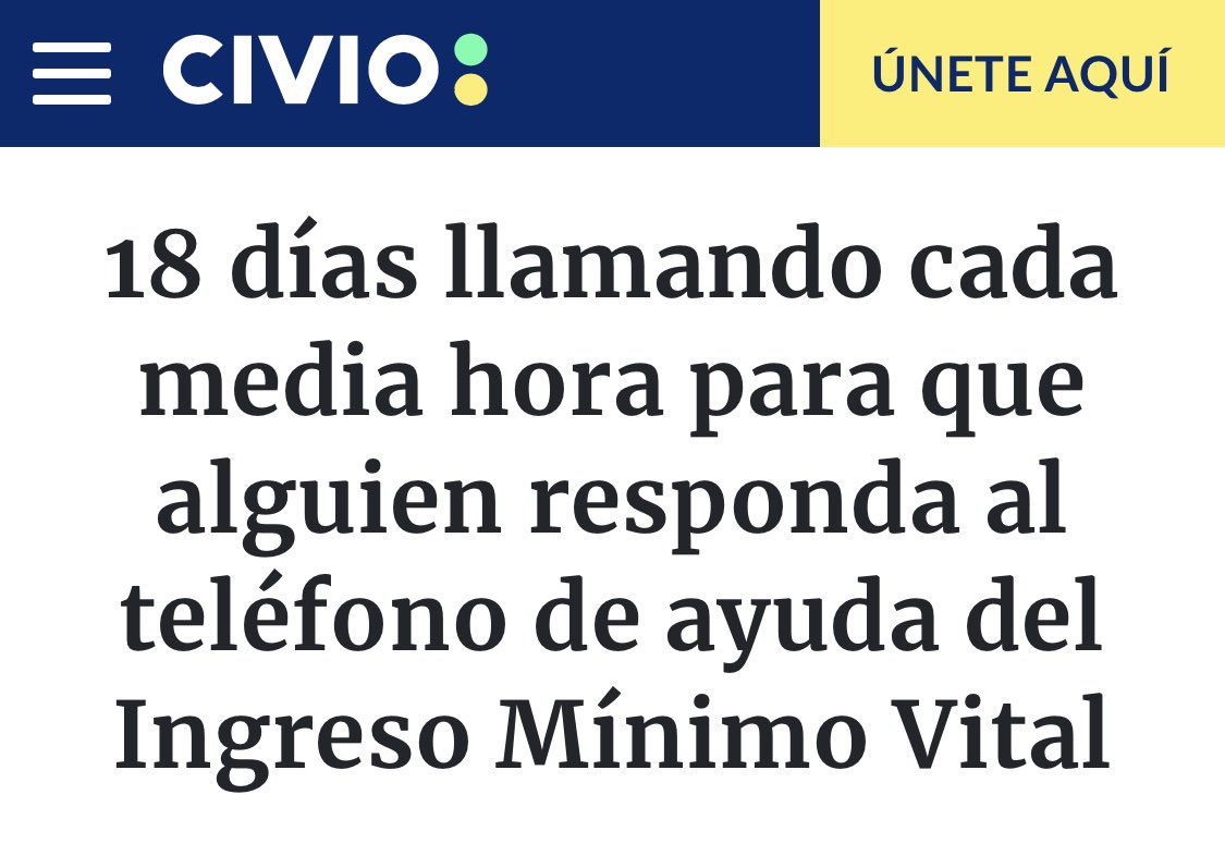 JuanLuis_JG's tweet photo. El Gobierno exige a las empresas 3 minutos como máximo para la atención telefónica. Pero para solucionar dudas sobre el Ingreso Mínimo Vital, el Ministerio de Inclusión tarda 18 días tras 150 llamadas.

Gracias @civio por destapar las injusticias.

https://t.co/lqBFXPbnaN https://t.co/jXbqPaevpK