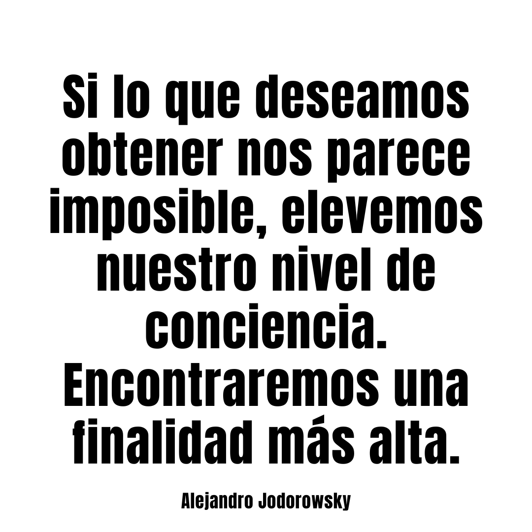 alejodorowsky's tweet photo. Elevemos nuestro nivel de conciencia. https://t.co/1ga9Yw4HrD