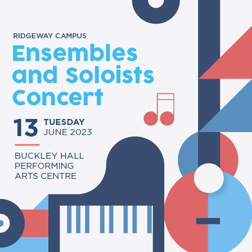 Join us for the Ridgeway Campus Major Ensembles and Soloist Concert on Tuesday 13 June. It will be a memorable night of music commencing at 6:30pm in Buckley Hall. Book now trybooking.com/CHWLF
#youngpeopleofcharacter #learningtogether