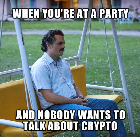 When the loneliness hits...
#ThemCryptoFeels