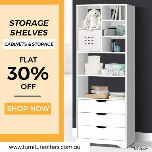 From books to decorative items, our shelves are perfect for displaying and organizing your belongings.
Order Now - furnitureoffers.com.au/artiss-display…
#furnitureoffers #storageshelves #storagesolutions #storageideas