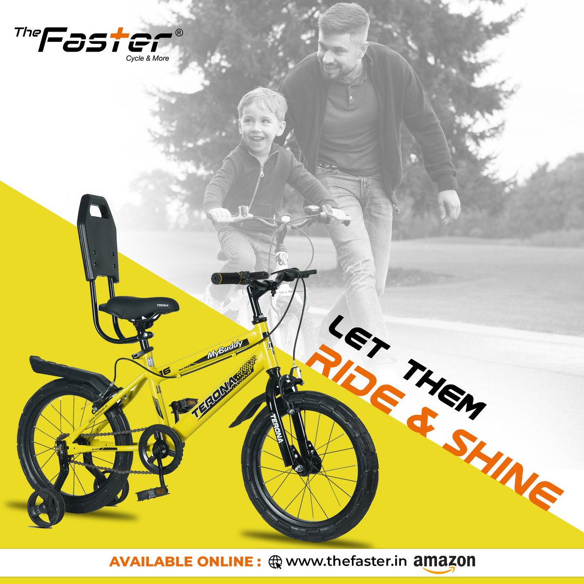 thefasternindia's tweet image. Ideal for your little munchkins, for them to enjoy every minute of their ride!
amzn.eu/d/hzP8MUE
#ridetoenjoy #fasterride #paddleforhealth #thefastercycles #healthyride #bicycle #funride #greenerworld #cyclesatitsbest #thebestcycles #cycleindia #cyclegujarat