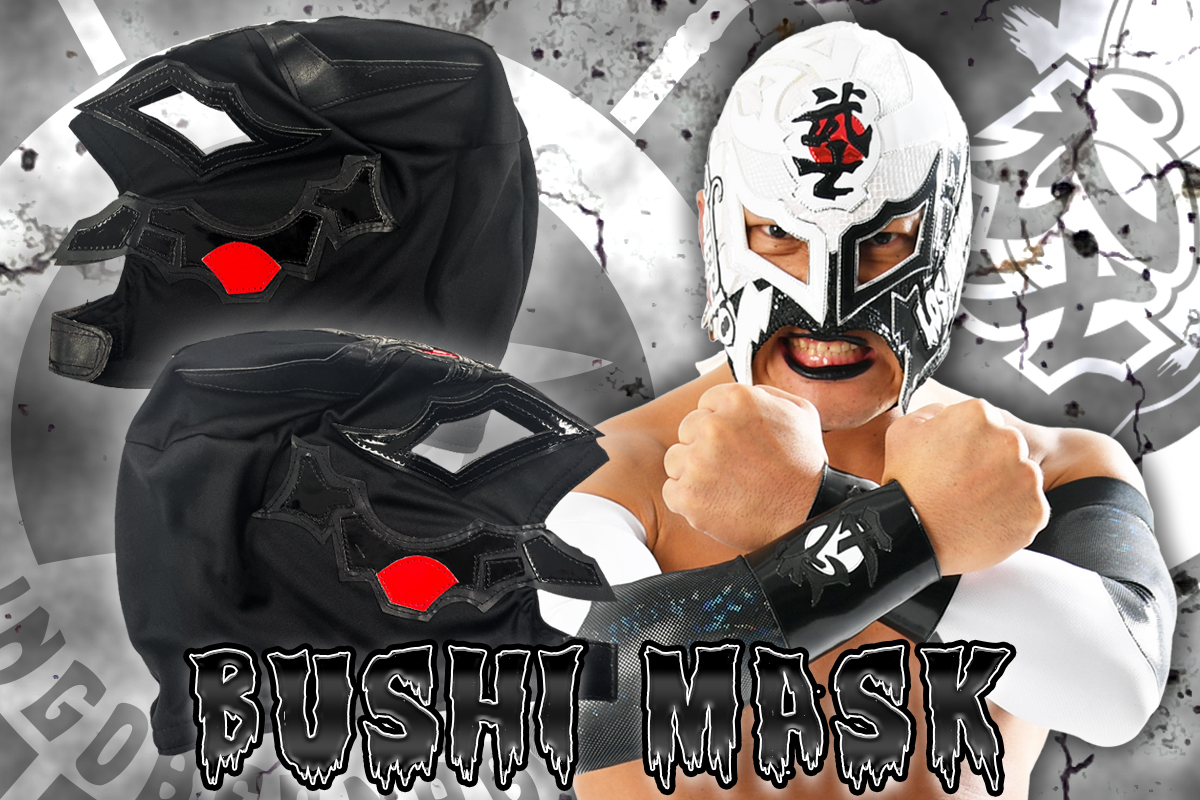 新日本プロレス BUSHI 選手 入場用グローブ 【おまけ付】 BUSHIマスク