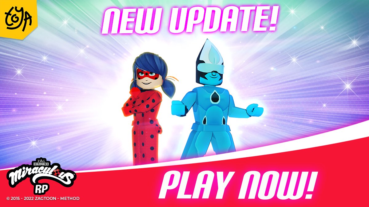 Toya Play on X: 💫 Miraculous RP WEEKLY UPDATE 💫 🐞 POWERUP PACK