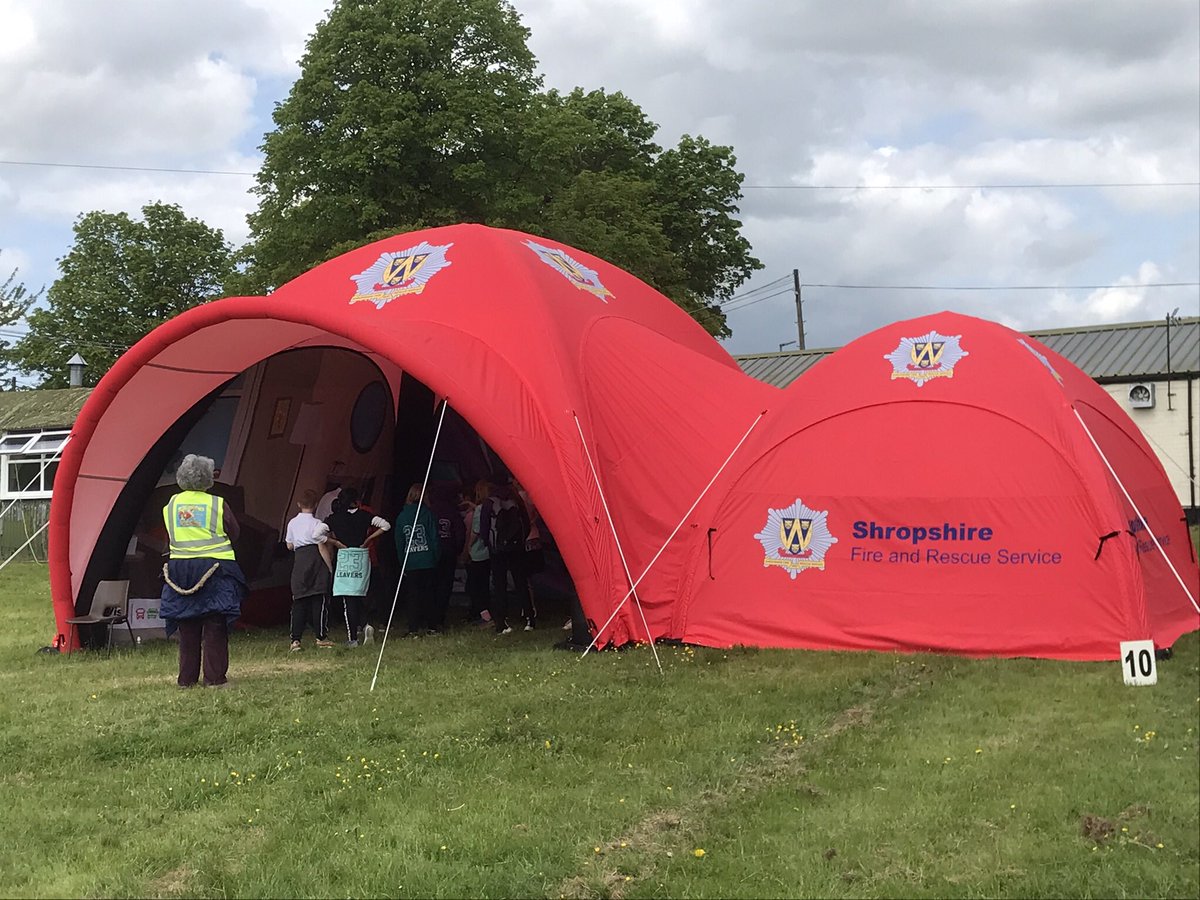 @shrewsoswcc is ready to welcome 134 pupils today from @greenfields_cps @WilfredOwenSch Selatyn, Gobowen and Evolution Schools. We are grateful to today’s sponsors @HousingPlusGrp for their support. #volunteering