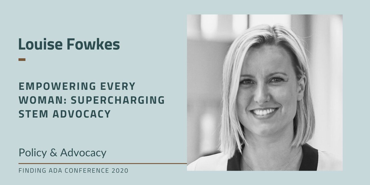 FindingAda's tweet photo. Find out how to supercharge your personal branding and storytelling, become an advocate for STEM and empower every woman to find a workplace where they can thrive with WORK180's Louise Fowkes. #FAC20 https://t.co/aNzXRQOLkf https://t.co/vKRVjCYLJr