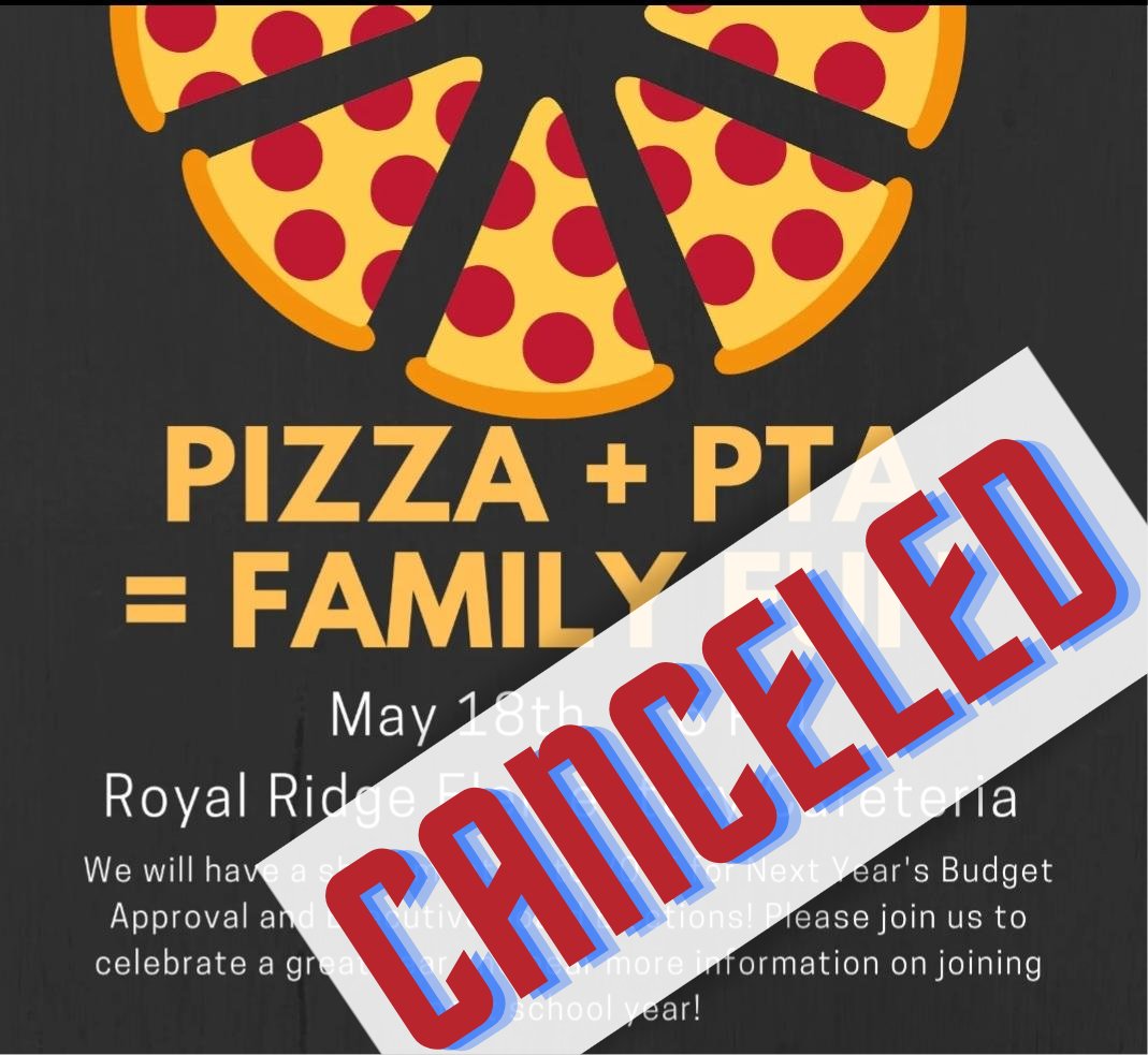 ridge_pta's tweet photo. 📣ATTENTION Meeting time has changed for VOTING ONLY!!! If you are a paid member and would like to attend and vote, please message! https://t.co/psVZpdJxc0