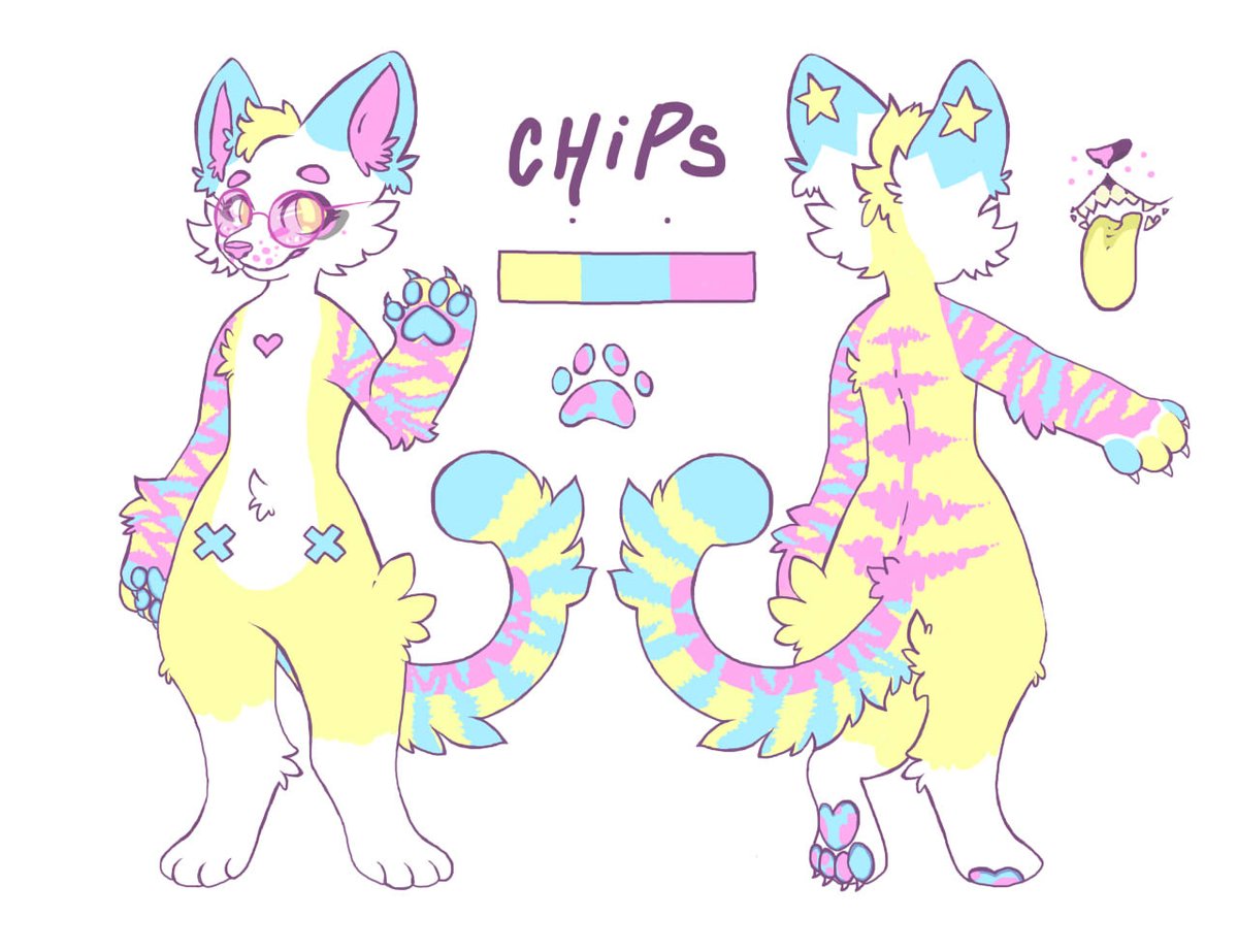 croustylle's tweet photo. My new fursona design, the last one wasn't like I wanted. I'm still working on it. Trying to make my first fursuit. https://t.co/PhICvtHBJr