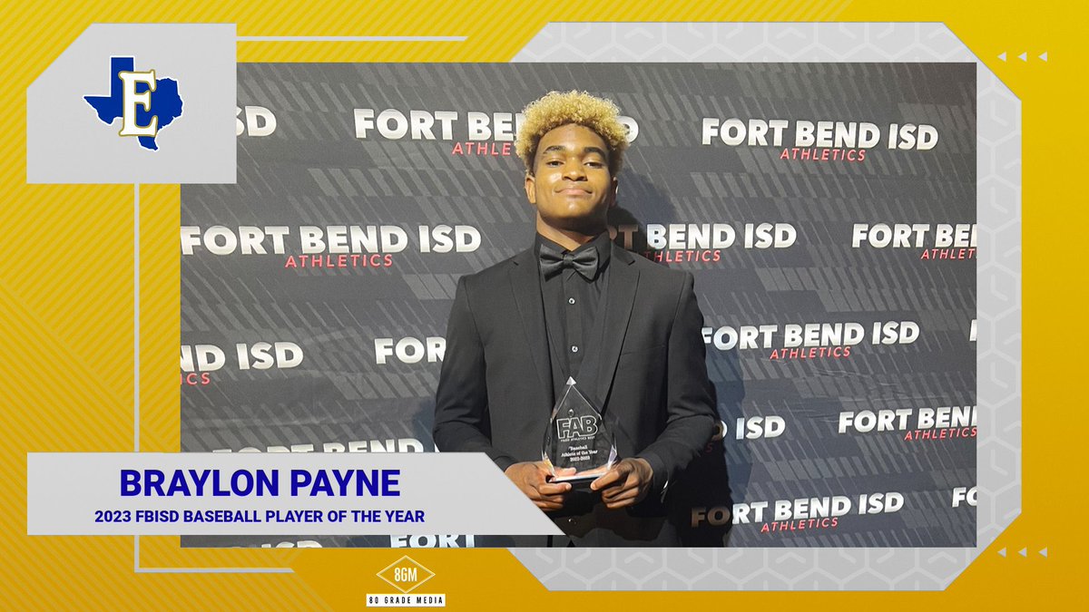 ElkinsKnights's tweet photo. Congrats to @payne_braylon District Baseball Player of the Year. https://t.co/4kv8gI4hSw