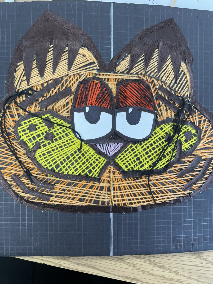 Systems string art project was done so well. #iteachmath.