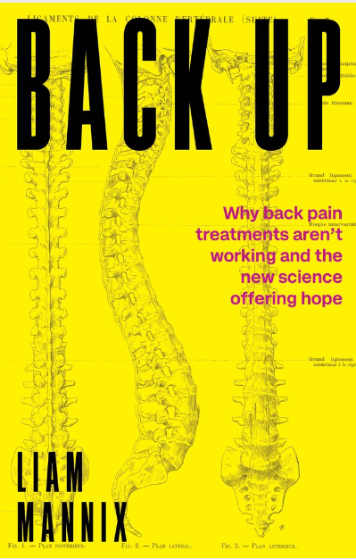 Some very exciting news... BACK UP, my upcoming book about back pain, has a beautiful front cover! Look at this sucka - stunning design from Akiko Chan. Out soon via @newsouthpub