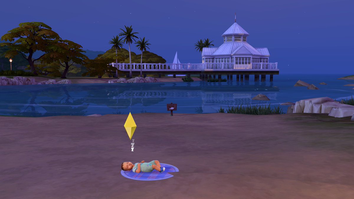 KiwiSimsKate's tweet photo. Today we left our baby on the beach... #ProParenting

#TheSims4 @TheSims https://t.co/JQU66Q1tDI