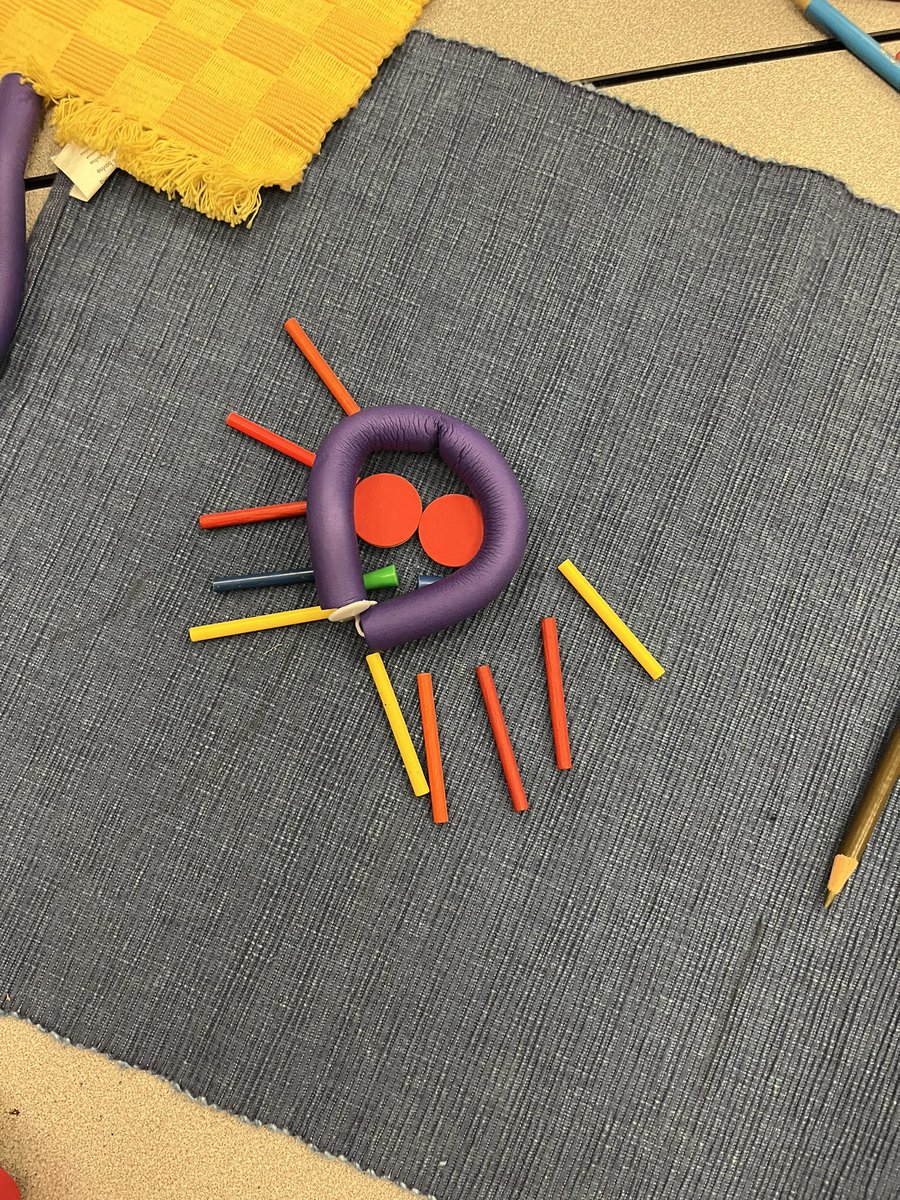 DHSBains's tweet photo. Big changes this week in K! Our tiny caterpillar friends have formed their chrysalis’! 🐛🦋💛 Ss have been learning about other insects and bugs too- check out their loose part creations &amp; ask us how we know the difference between insects vs. bugs! @DHSCariolato #WeAreCBE https://t.co/Y00a605O3i