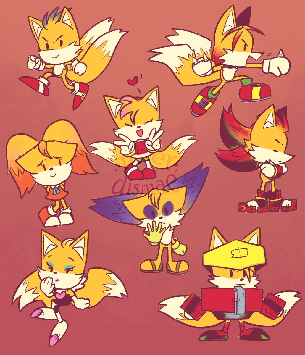 pelusa 🍂 on X: Classic Tails + Modern Sonic for an anon on tumblr (and  also cuz they make me happy!!)  / X