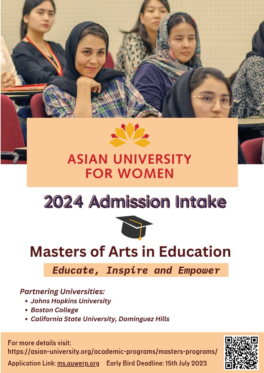 Asian University For Women tweet media