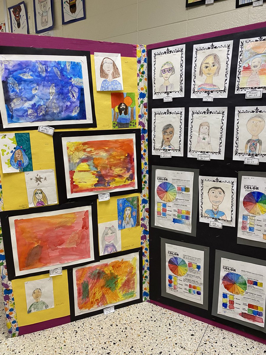 PwayArts's tweet photo. MLK Art Show and Craft Night! What a beautiful display of student art and an opportunity for family art-making! Thanks Mrs. Nikitovic! #PwayArts https://t.co/N1N18BHwSv