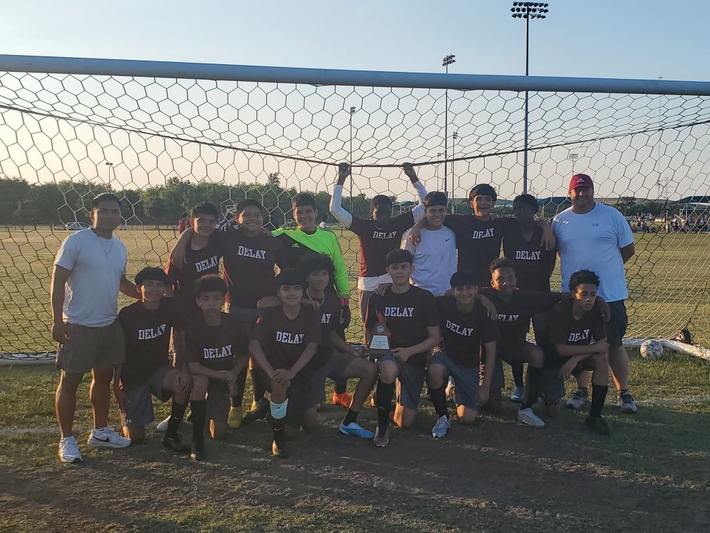 We are so proud of our <a href="/DeLayMS/">DeLay Middle School</a> soccer team! They made our school proud! 🔥 #harvestershabits