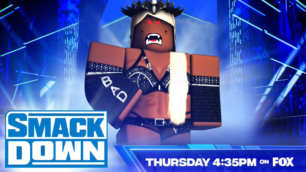 _WWERoblox's tweet photo. -SMACKDOWN-
#Saomi Speaks out to the #WWE Universe as was seen mad with her recent booking
-
@LxcyMxtthxws goes against #GabBazsler
-
#TessaBliss Takes on Half of the Women's Tag team Champion @Licia_Fox
-
#Piara goes one on one with #DannyMorgan
#wwesmackdown https://t.co/xc27ebOcJK