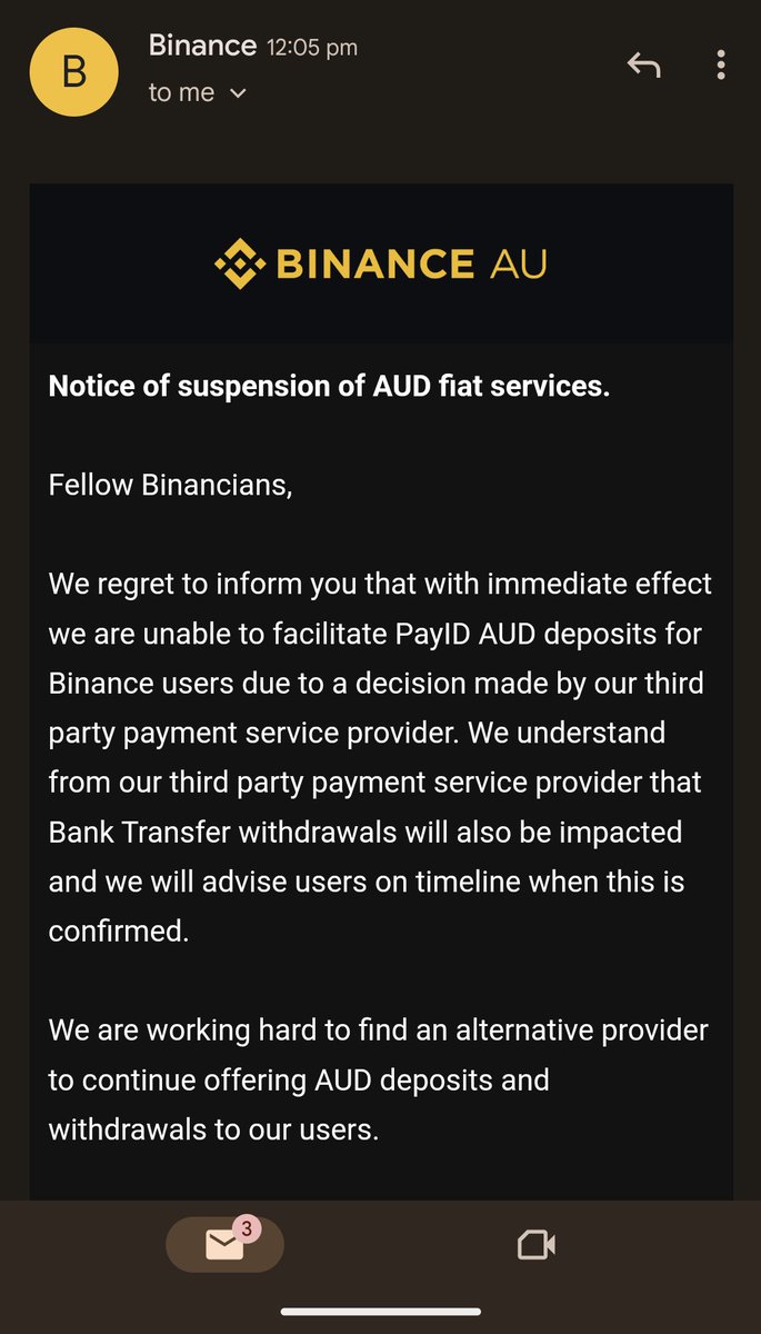 TraderDKA's tweet photo. Uhhhhh this isn't good #binance

My main offramp

Anyone got any alternatives? https://t.co/PgL6skOOhh