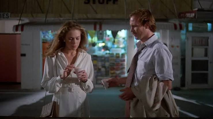 Kathleen Turner and William Hurt in the neo-noir thriller movie Body Heat, 1981.

Image courtesy of Warner Bros./IMDb

#KathleenTurner #WilliamHurt