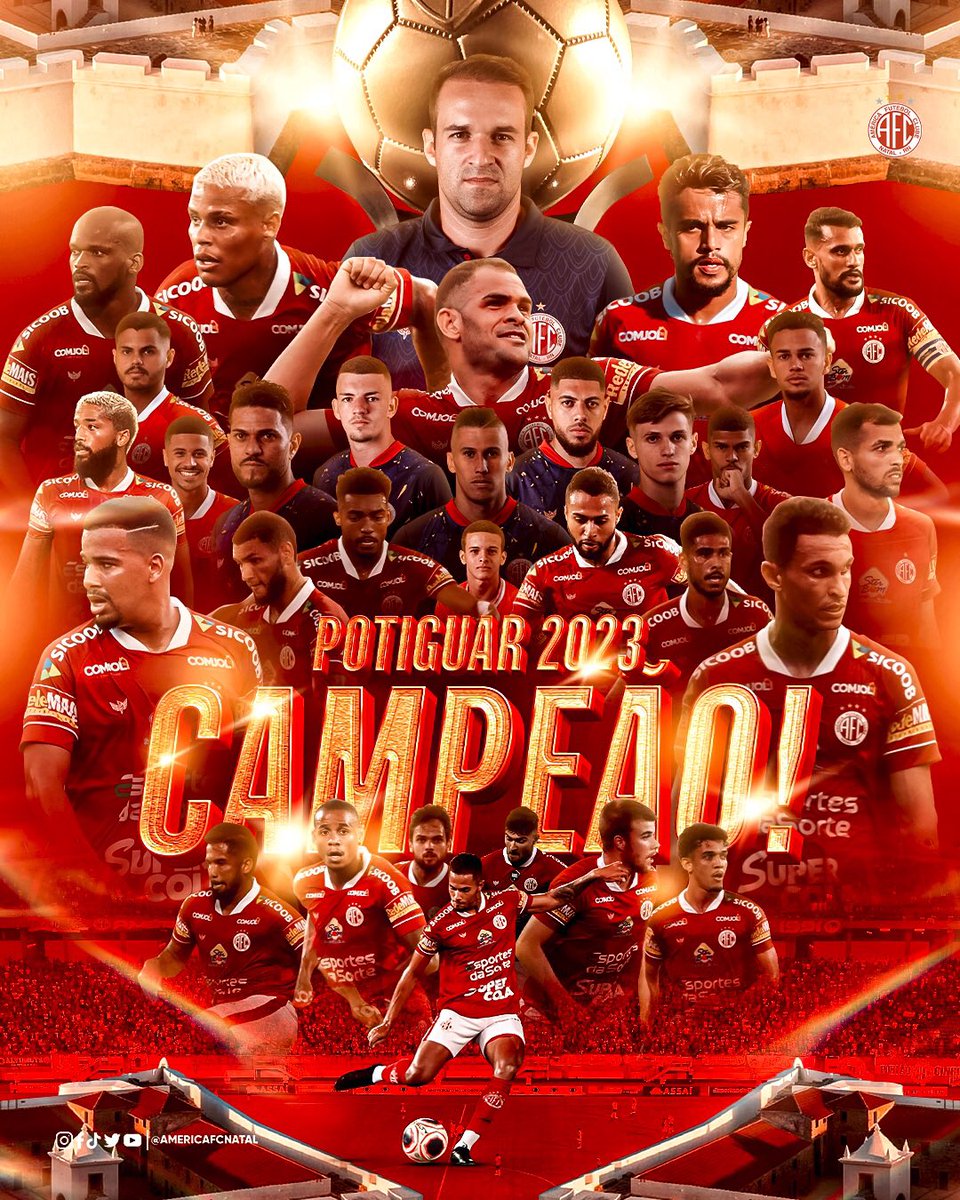 EdsonCarvalhoRN's tweet photo. Parabéns ao @AmericaFCNatal pela conquista do campeonato potiguar 2023. https://t.co/lR9a6SC7CO