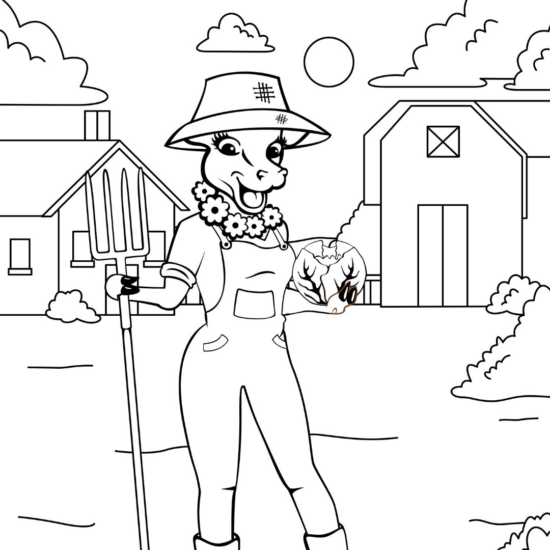 🖌️🎨 Unleash your inner artist with this page from Elsie's coloring book! Share your masterpiece in the comments section for a chance to be featured on Borden's website. Let your creativity flow while you enjoy a refreshing glass of Borden in the summer. 🥛🍹