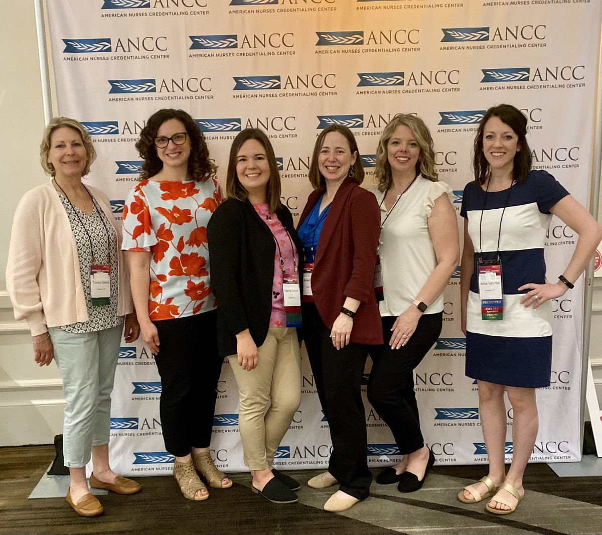 KStuckBoyd's tweet photo. @ClevelandClinic  #NurseResidency Program is leading the way! Our amazing #NursingEducation team shared best practices at the #ANCC Transition to Practice Symposium 💚💙💚💙 #CleClinicNurse @lisabaszynski https://t.co/fZ2SYMIZuj