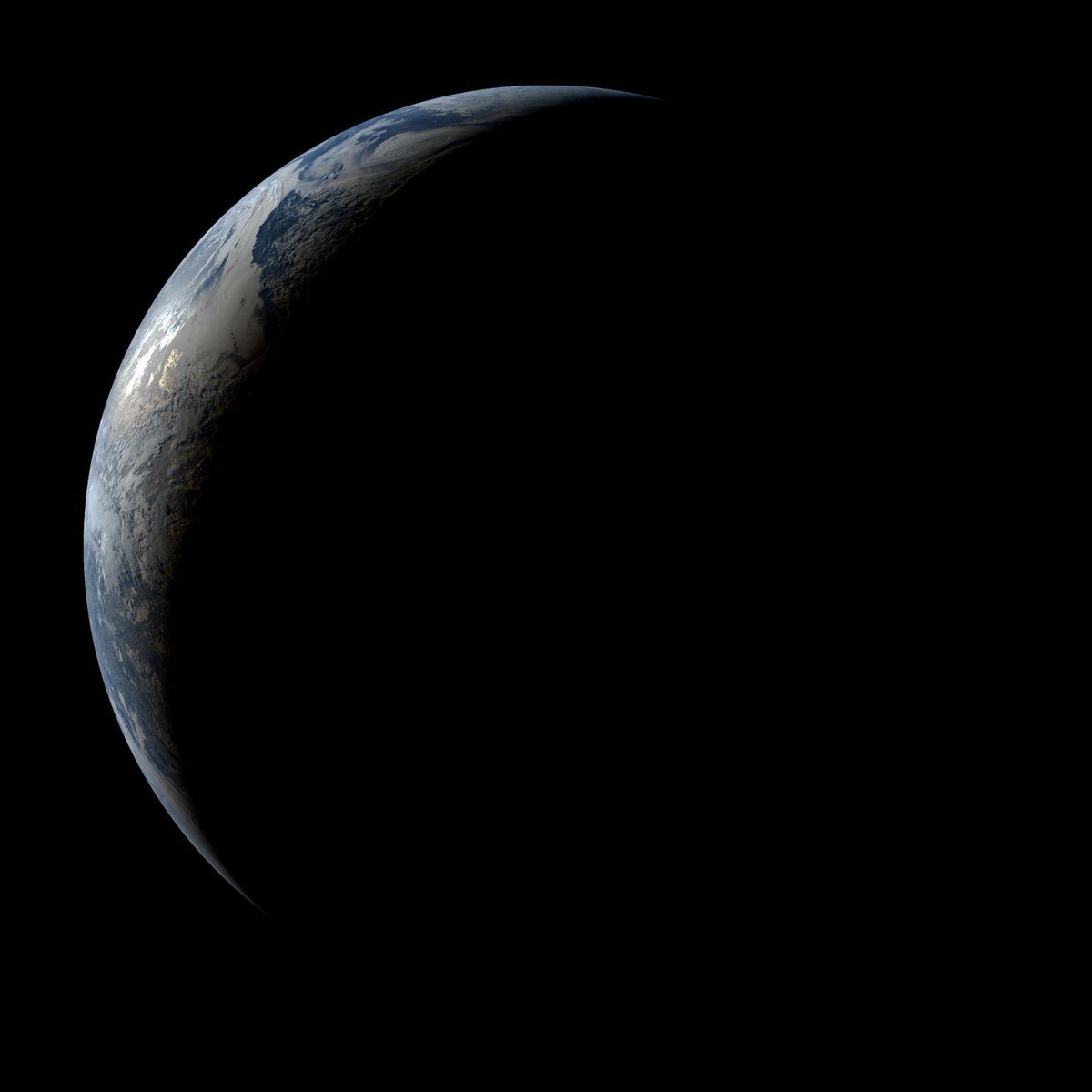 Most recent image of Earth taken just moments ago 😲