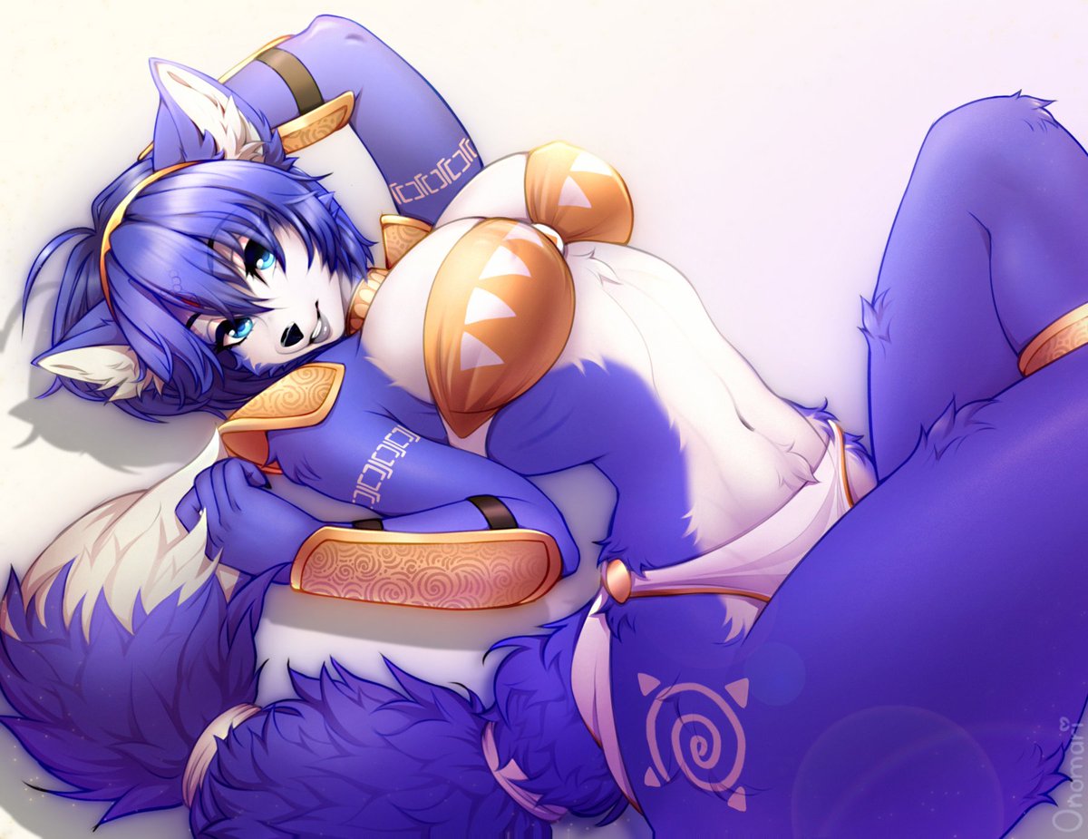 Fanart of foxy waifu - Krystal from "Star Fox"
Just love her personality and design ~♡