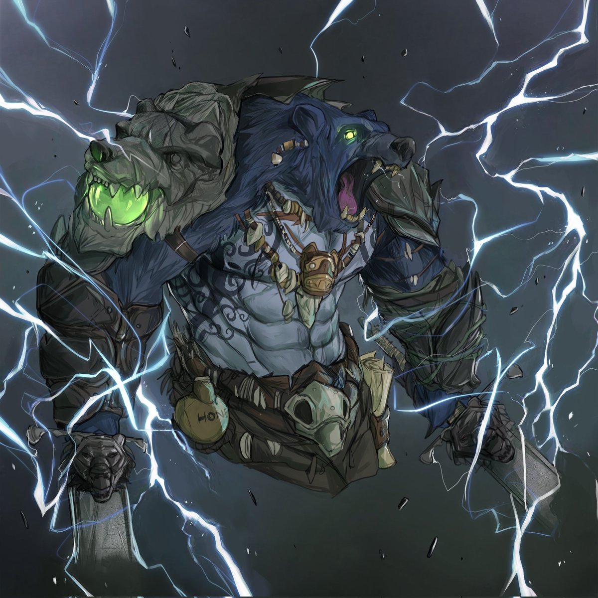 UrsineOC's tweet photo. @UnoDayStudio Congrats on the achievement 👏. 

Here is my OC Bear Strongjaw https://t.co/9edMOHPOZG