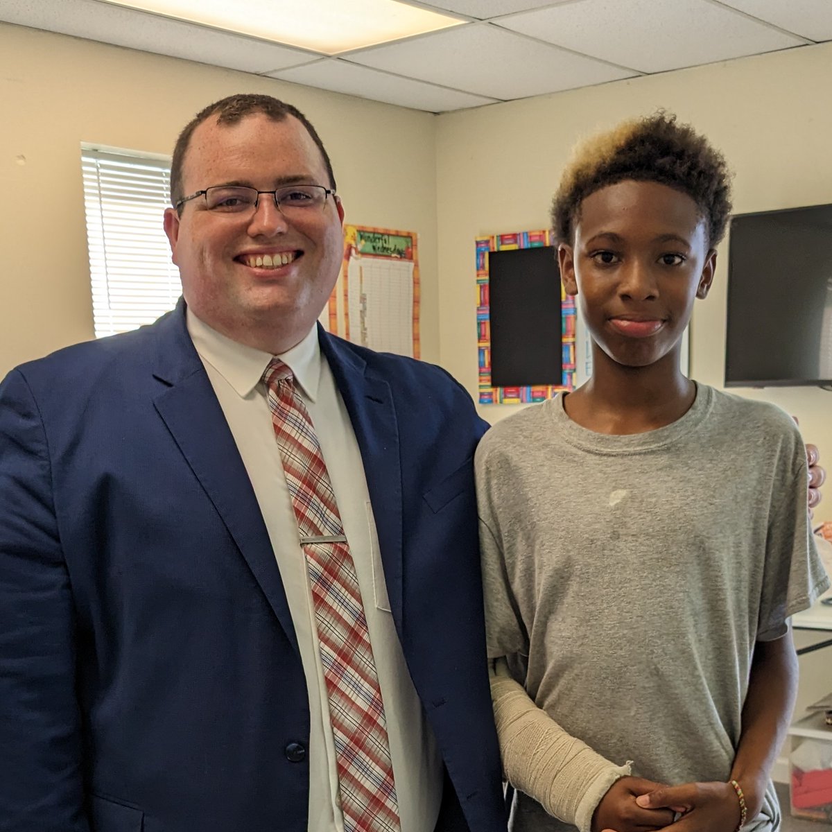 Celebrating a joyous moment at #SBCNOLA as Tavon has embraced Jesus today as Savior! We praise the Lord for his newfound faith. 'Therefore if any man be in Christ, he is a new creature: old things are passed away; behold, all things are become new.' - 2 Corinthians 5:17 (KJV)