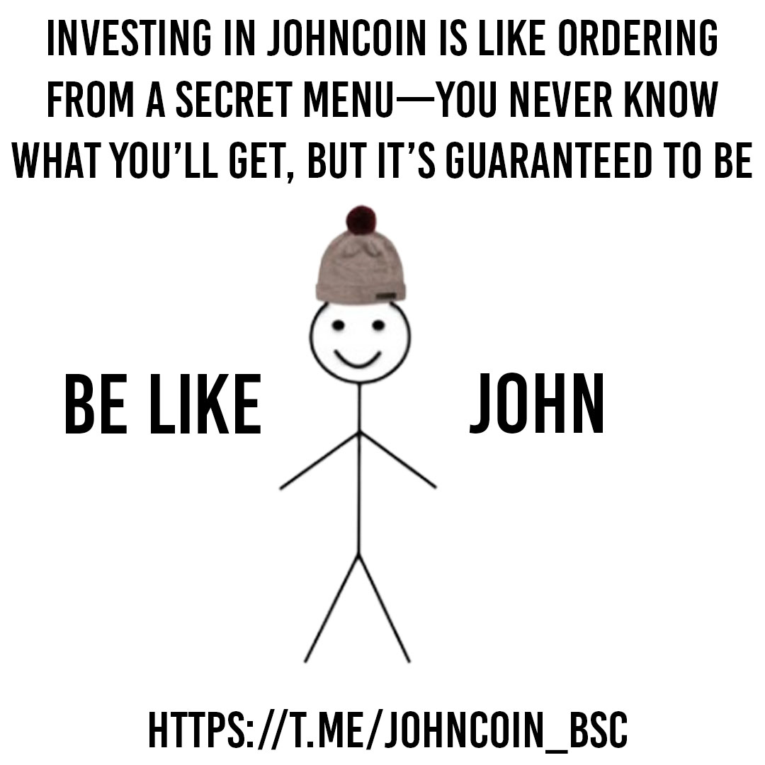 RobinWa65228562's tweet photo. Investing in JohnCoin is like a comedy show—you never know what punchline 🚠  you're going to get! #CryptoLifestyle #DigitalAssets #CryptoCurrencyNews https://t.co/IMogmMPA4F