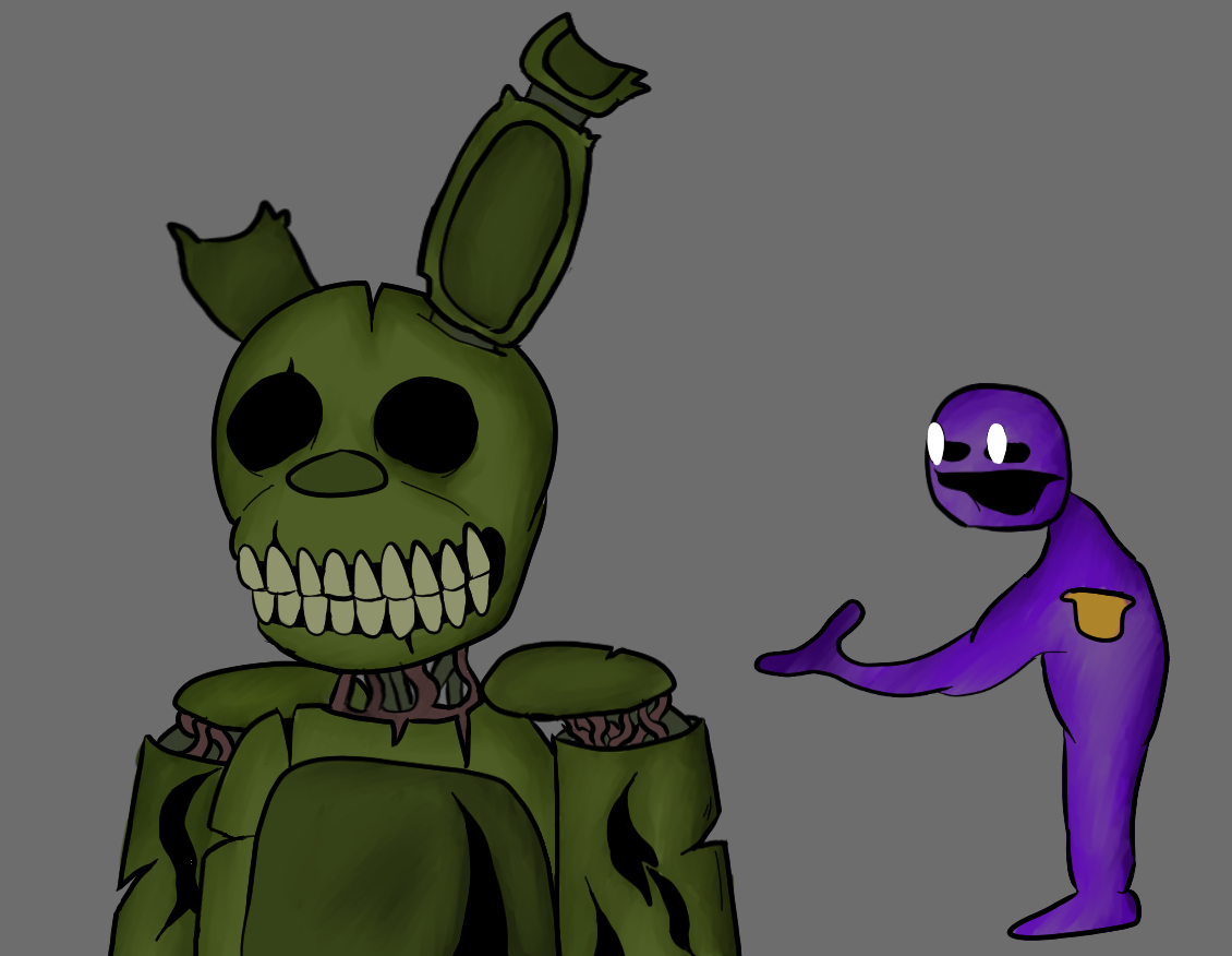 stickmirror's tweet photo. the iconic "purpled guy" from the "five nights at fredly"!!
#FNAF https://t.co/2Ltw6aKqim