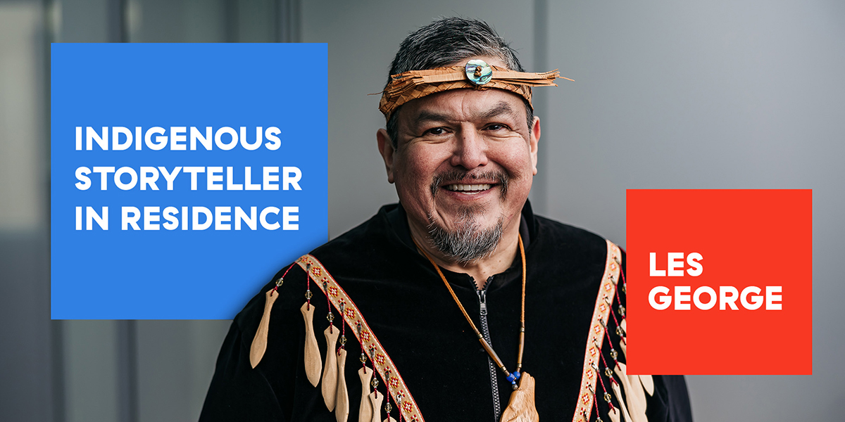 VPL's tweet photo. Join Indigenous Storyteller in Residence Les George as he shares Tsleil-Waututh songs, history, stories and drumming. For Grades 4 - 10. School groups welcome.

Virtual Field Trip:
Indigenous Storyteller in Residence Les George
May 24 | 9:15am | Online | https://t.co/5njNb8WVst https://t.co/M84d9PszSU