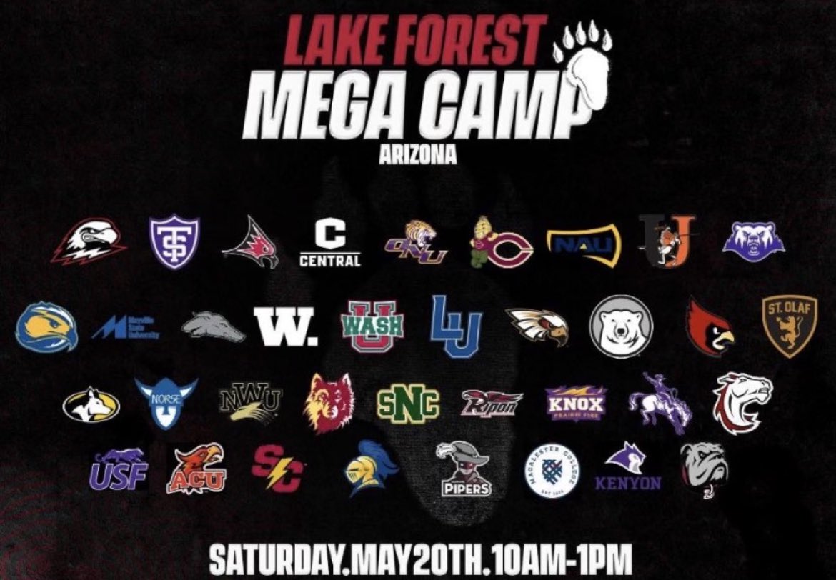 Excited and ready to compete this Saturday at the Lake Forest Mega Camp!! Thank you <a href="/M_Gorogianis87/">Mark Gorogianis</a> for the invite. 
<a href="/WFCoachCampbell/">Steve Campbell</a> 
<a href="/CoachPerrone/">Coach Perrone (My Recruits)</a> 
@QBManuch