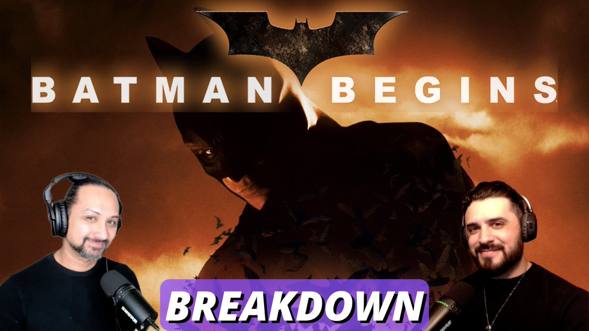 ThePanelBros's tweet photo. NEW EPISODE! EP 28: BATMAN BEGINS. Highlighting #ChristopherNolan’s filmography, #ThePanelBros share their official breakdown of #BatmanBegins. 🎙🎧

Click here👉🏽https://t.co/nhT4Fq2J0e

@MrMarchack
@RickESegarra

#Movies #Podcast #InNolanWeTrust #WBD #Oscars #Batman #DCComics https://t.co/cIO7DWAAI6