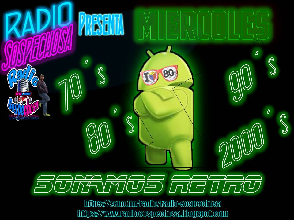 HOY MARTES, Te esperamos a que nos sintonices y compartas , zeno.fm/radio/radio-so…, "Desde algún lugar de cualquier parte". Siempre contigo. SONAMOS RETRO.<a href="/radiosospechosa/">Radio Sospechosa</a> ,  <a href="/retromelomano/">retro melomano</a>, <a href="/Radio_SexOnline/">SexOnline_Radio</a> , <a href="/ezaba64/">Eduardo Zabaleta</a>