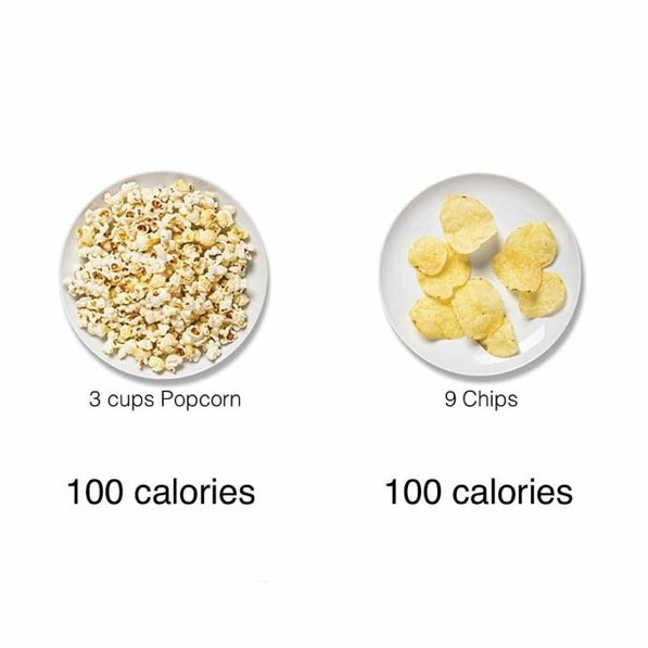 Popcorn Vs chips