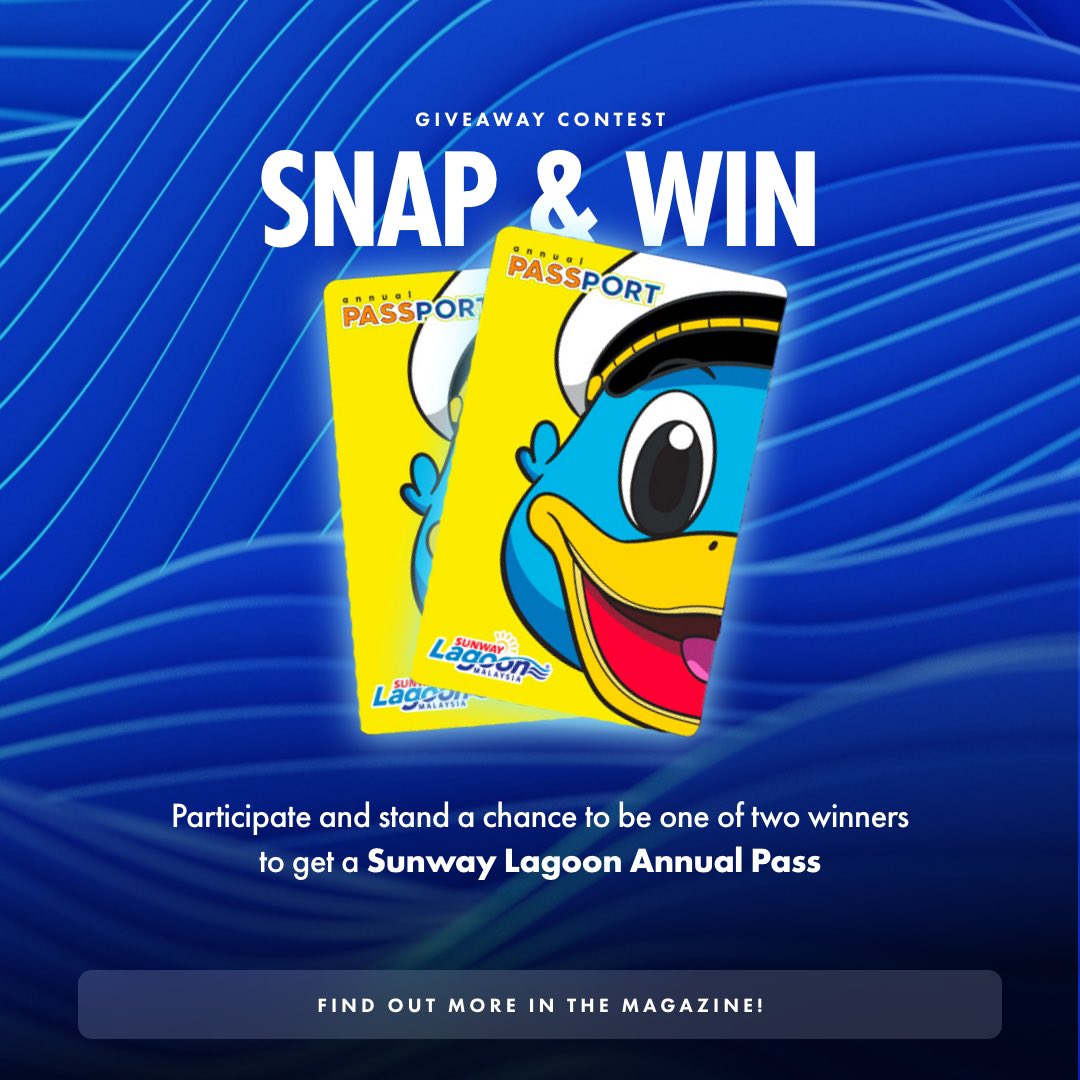 SunwayU's tweet photo. Lo and behold the The Sunwayian Magazine Issue 03 (May-June 2023) is out! 🙌

You can also win Sunway Lagoon Annual Pass by joining in the Snap and Win contest! For more details, refer to the second last page of the magazine.

Read it here: https://t.co/fKX5SbmGIl 

#AClassAbove https://t.co/1P7HbVy1oR