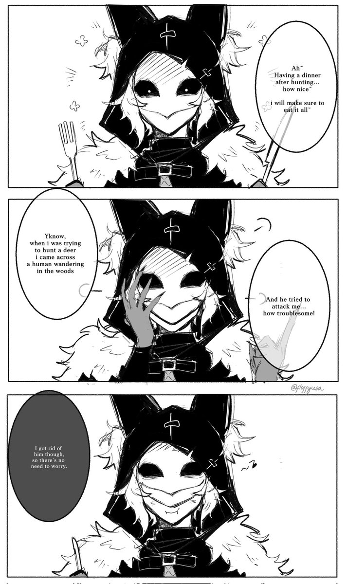 floffyusa's tweet photo. [ Dinner with mother ]

Just a small comic, this has been sitting on my canvas for a week and i got lazy finishing it https://t.co/awiVlGt1UX